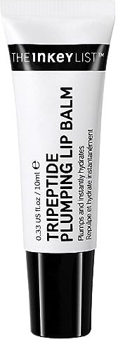 The Inkey List Tripeptide Plumping Lip Balm 10ml, Non Tingling Lip Plumpe, Hydrates Dry Cracked Lips, Fragrance Free, Suitable For All Skin Types