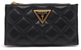 GUESS Giully SLG Double Zip Coin Purse Black