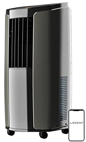LEXENT 12000BTU Smart Portable Air Conditioning Unit 6 in 1, Air Con Unit with 43L/Day Dehumidifier Heading Fan Wifi Mode 24H Timer Air Conditioner Unit for Home Office 400 sq ft Low Energy Class A/A+