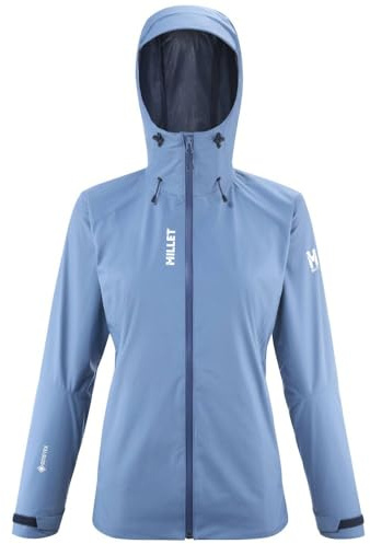 MILLET Veste de Randonnée Femme Gore-Tex Imperméable Compacte et Respirante - Seneca 2 L, Bleu, S