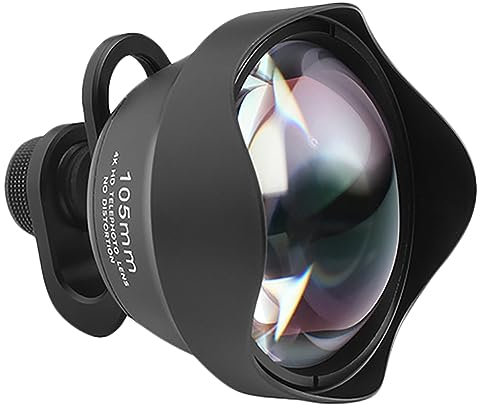 Jzoowar 1 Stück Handy-Universal-Außenobjektiv Aus Schwarzem Kunststoff, Spiegelreflexkamera, Professionelle Fotofotografie, Große Blende