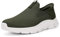 Zapatillas Casual para Hombre Mujer Slip-ins Zapatos de Caminar Deportivas Correr Tenis Sneaker Cómodas Manos Libres Sin Cordones Verde 40EU