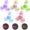 SCIONE 5 Stück Fidget Spinner Led Finger Spinner Kristall Hand Finger Spielzeug Leuchtend Anti Stress Angst Party Geschenk für Kinder