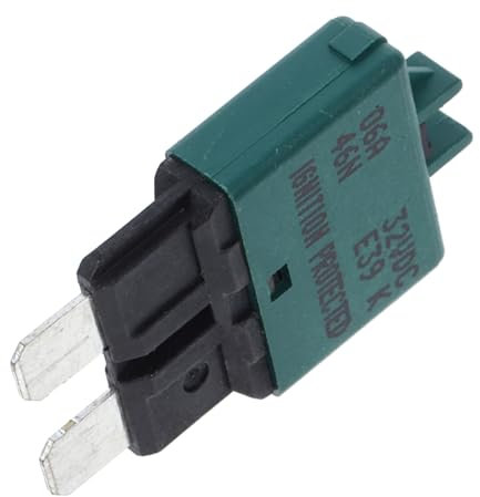 Gatuida 6a Disjoncteur Automobile Avec Réinitialisation Manuelle Fusible Compact Et Léger Fiable Pour Systèmes Électriques De Véhicules Facile à Installer Compatible Avec Divers