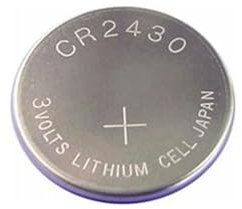 Pila de botón CR2430 de 3 V, Paquete de 5 Unidades, Ideal para Relojes, Juguetes y Dispositivos electrónicos.