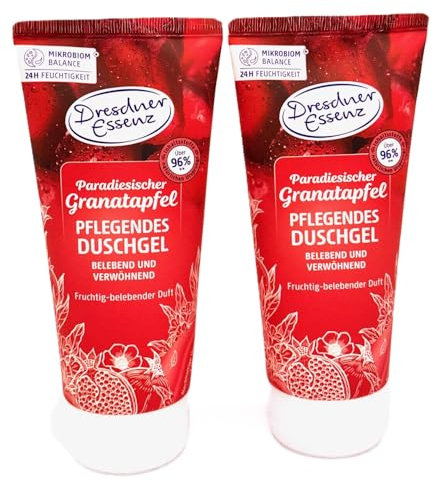 2er Pack Dresdner Essenz Duschgel Paradiesischer Granatapfel 2x 200ml
