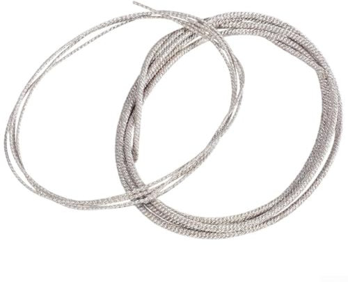 Heavy Duty 12 Gauge Speaker Wire Cable, Designed for 6 8 Inch Speakers, Minimizes Signal Loss (Silver)