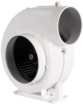 Bilge Blower Fan,Inline Blower,Air Blower,In Line Bilge Air Blower, BB1-320-02 Bilge Air Blower Fan ABS Ventilation for Boat Marine Bus(24V)