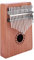 Qukaim Holz Kalimba 17 Tasten Holz Kalimba Mbira Thumb Piano Fingerlautsprecher mit Musik-Tonabnehmer, Original-Sound, kompaktes Design, ideal für Anfänger und Musiker