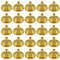 Losueeun 25 StüCk Gold Mini Handheld Flaggen StäNder Basis Tisch Flagge Basis Bar Restaurant Konferenzen Desktop Display Dekoration