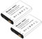2 Stück Akku für AVM Fritz!Fon C6 Telekom A051 1300mAh Li-Ion Akku Kompatibel mit Fon C6
