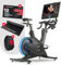 Sportstech Heimtrainer + 21.5 Touch Display - Deutsche Qualitätsmarke - APP mit Live Workouts & Kursen Fitnessbike mit patentierter LED Technologie, Ergometer, sBike (sBike + Bundel)