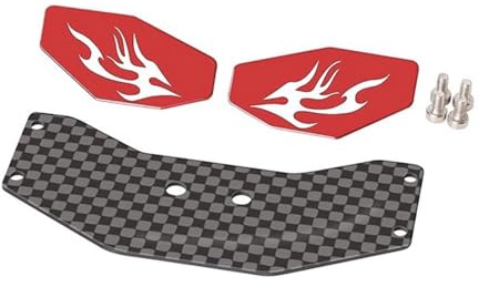 Elnwnnkc Heckspoiler Gewichtsverteilung Carbon Fiber Spoiler 1/24 Fernbedienung Auto Rahmen Für Racing Fernbedienung Auto Carbon Faser Rahmen