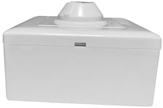 BETOOKY Interruttore Dimmer LED da Incasso 0-10v per Striscia e Pannello Luminoso, Regolatore di Luminosità Manopola, Alimentazione 85-275v, Plastico Bianco