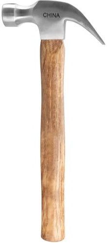 Performance Tool 1464 Klauenhammer mit Holzgriff, 473 g, Grau