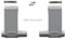 Griffhebel-Set, grau, für Braas/Dörken-Atelier-Fenster (BA/DA)