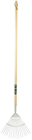 Spear & Jackson 3982KEW Kew Gardens Collection Stainless Steel Flexo Lawn Rake