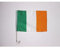 AZ FLAG - Autofahne Irland - 45x30 cm - Irische Autoflagge 30 x 45 Cm - Auto Flaggen