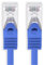 0,5m - blau - 1 Stück CAT.7 Netzwerkkabel Sftp (Rohkabel) Patchkabel (SET) 10000Mbit/s - 500 MHz konfektioniert mit 2 RJ45 Stecker Cat6a