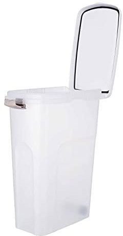 Tonne, T24668 luftdicht verschließbar, Kunststoff, 40 l/27 × 61 × 45 cm, transparent-we