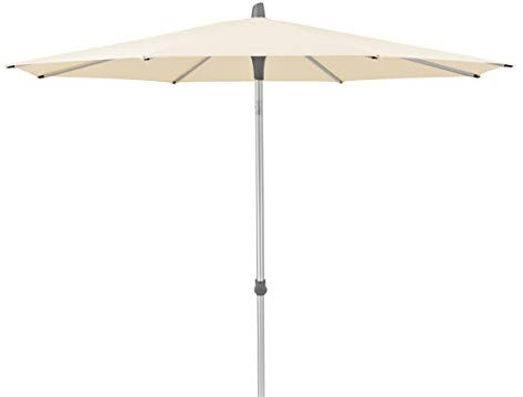 Glatz Parasol en aluminium Smart Easy Ø 300 cm, classe de tissu 2, couleur Eggshell, Coquille d'œuf