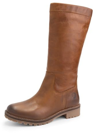 Travelin' Damen Varde Lady Boot mid Country Leder stiefel elegant - Cognac 42
