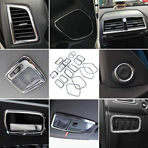 HIGH FLYING Interieur Chrom Dekor Verchromt ABS Kunststoff für ASX 2013-2020 (17 Stück)
