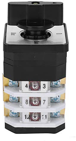 YWBL-WH Interruttori Rotativi a 4 Posizioni 220V-380V 16A Interruttore a Camme Elettrico Universale, Interruttore di Controllo