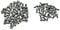 Dopro 30-Pack Stainless Steel Tremolo Bridge Locking Nut Lock Nut & Bridge Saddle Mounting Screws Fits for Floyd Rose