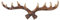 Anawakia Geweih Garderobenhaken Hakenleiste Aufhänger Kleiderhaken Garderobenleiste Wandhaken Vintage Home Deko Hirschgeweih Geweih Geweih-Kleiderhaken (Braun)