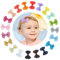 ZOCONE Mollette per Capelli Bambina Fiocco Accessori , 20 PCS Fermagli Grosgrain Nastro Alligatore Clip Antiscivolo Bows Barrette per Neonata Ragazza