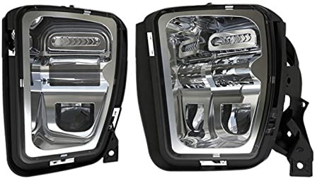 CarWorld Nebelscheinwerfer für Dodge Ram 1500 2013-2018 68104821AC Auto Frontstoßstange Nebelscheinwerfer