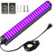 Upgrade 25W LED Schwarzlichtleiste - 72 UV Big LED Chip 395-405nm, Schwarzlichter für Glow Party - Schwarzlichtleiste für fluoreszierende Poster, Glow in the Dark Party, Bühnenbeleuchtung,