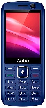 Qubo Teléfono con Teclas Grandes P280 2,8 4G Sistema Kaios Azul