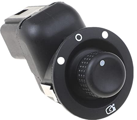 GEEANDLY Perilla de ajuste de energía eléctrica Interruptor de control del espejo lateral 8200676533 Compatible con Renault Clio III Laguna II Megane 2 Scenic 2 Kangoo