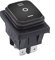 TPUOTI KCD4 Interruptor basculante impermeable Interruptor de alimentación 2 posiciones/3 posiciones 6 pines de reinicio o autobloqueo 16 A 250 VAC/20 A 125 VAC (color: ON- OFF -ON negro)