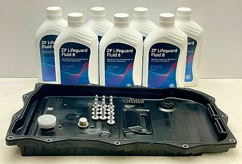 GENUINE BMW ZF 8HP90 8 SPEED AUTOMATIC TRANSMISSION GEARBOX SUMP PAN 7L OIL TRANSMISSION SERVICE KIT