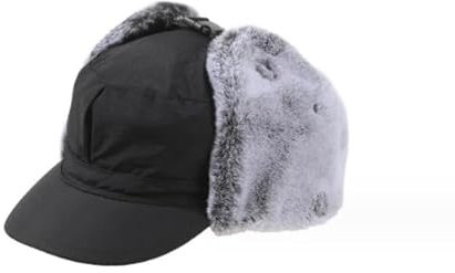 JIAHG Herren Winter Fliegermütze Trappermütze Winddicht Warm Wintermütze mit Ohrenklappen Männer Baseball Cap Bombermütze Russenmütze für Snowboarden Skaten Radfahren
