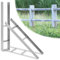 Eulenke H-Pfostenträger: Kompakter 81-mm-H-Anker, 600 x 60 mm – Robuste Verankerung für Pfosten (2 Stück)