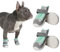 Spark Paws Hundeschuhe – rutschfest & Atmungsaktiv, Pfotenschutz im Sommer für heiße Oberflächen & Wandern, Strapazierfähig, 4er-Set - Turquoise, B