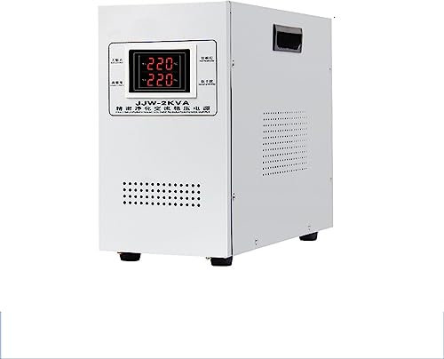 GZHMMAN Stabilizzatore DiTensione Voltage Stabilizer per Uso Domestico Protezione da 220V Stabilizzatore di Tensione CA Automatico Stabilizzatore DiTensione CA Monofase Scorrevole,2000VA