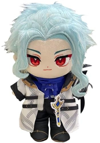 KUKUShining Genshin Impact Kuscheltier, 20cm Anime Ankleidepuppe Mit Kleidung Süßes Weiches Plüschtier Als Geschenk for Gamer-Fans(Dottore)