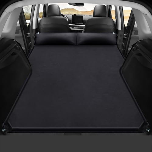 NBVGFGDF Auto Luftmatratze, für VW Transporter T6/T6.1 2015 2016-2023+ Zusammenklappbar Dickere Luftbett Camping Air Bett Rücksitz Kofferraum Reisen Luftkissen Auto Matratze,B