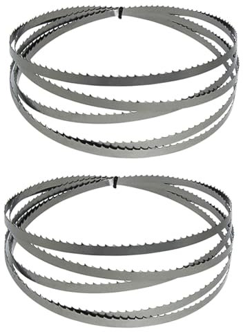 2 Stück 2240 mm Holzbandsägeblatt 2240 x 6,35 x 0,35 mm Holzbearbeitungswerkzeuge Zubehör für Bandsäge für Metabo BAS317 für Makita LB1200F