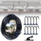Kit Brumisateur Terrasse, dellyy Brumisateur Exterieur, 360° Brumisation Terrasse, Système de Refroidissement par Brumisation, pour le Jardin, la Pelouse, Stores, les Tentes (Noir, 10M)