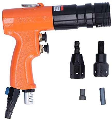 Grcfumo Pistola neumática para remachar tuercas, herramienta neumática para remachar tuercas, remachadora de aire automática, interfaz M10 KV 7805E JP