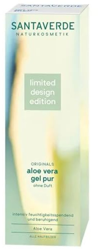Santaverde Aloe Vera Gel, Pur ohne Duft, Jubiläumsedition, 100ml (2x100ml)