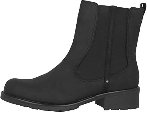 Clarks Orinoco Club 203409, Stivali Donna, Nero (Black Leather), 36 EU