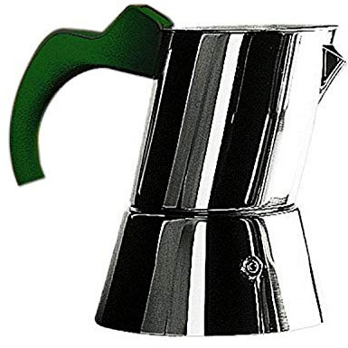 Mepra 23A300 Espressokanne, grün, 4/6 Bols
