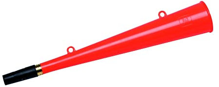 Januel Hud32066, Corno di Nebbia Plastica Caccia-Rosso Unisex-Adulto, Taglia Unica